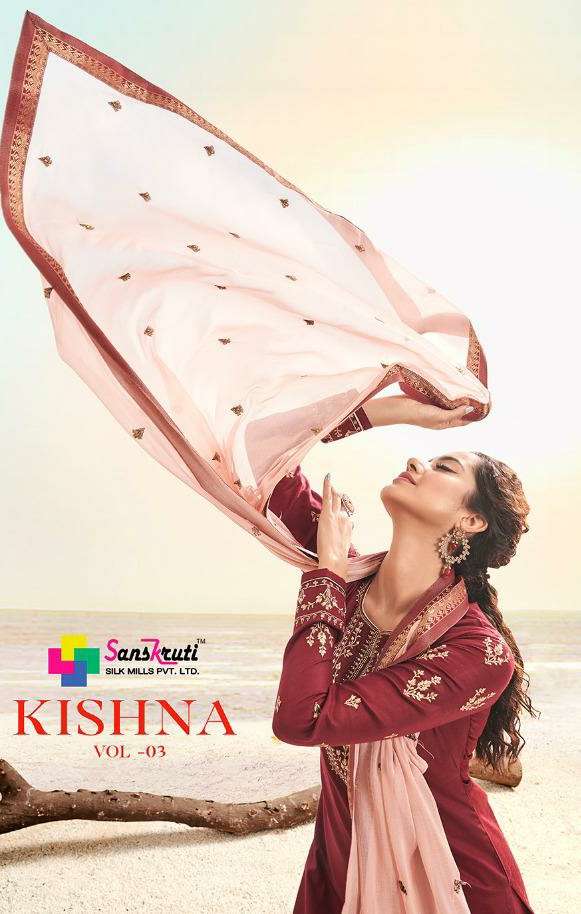 Kishna Vol-3 By Sanskruti Salwar Suit