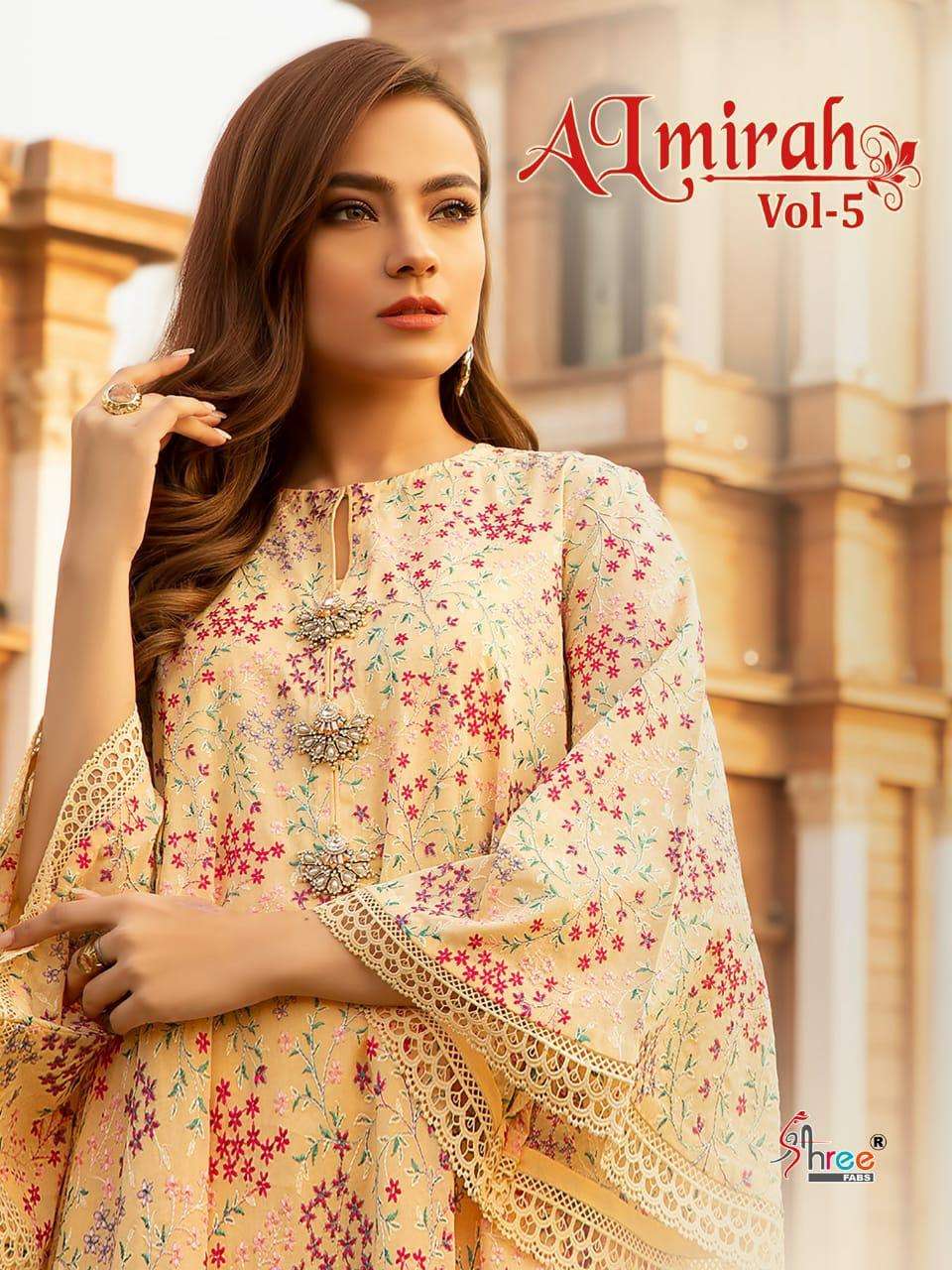 Almirah Vol-5 Shree Fabs Pakistani Salwar Suit