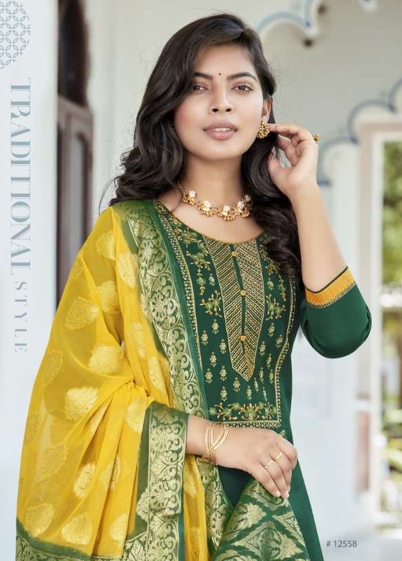 Suvarna By Patiyala Vol 5 By Kajree Kalaroop Wholesale Supplier Online Readymade Lowest Price Salwar Suit Catalog Set