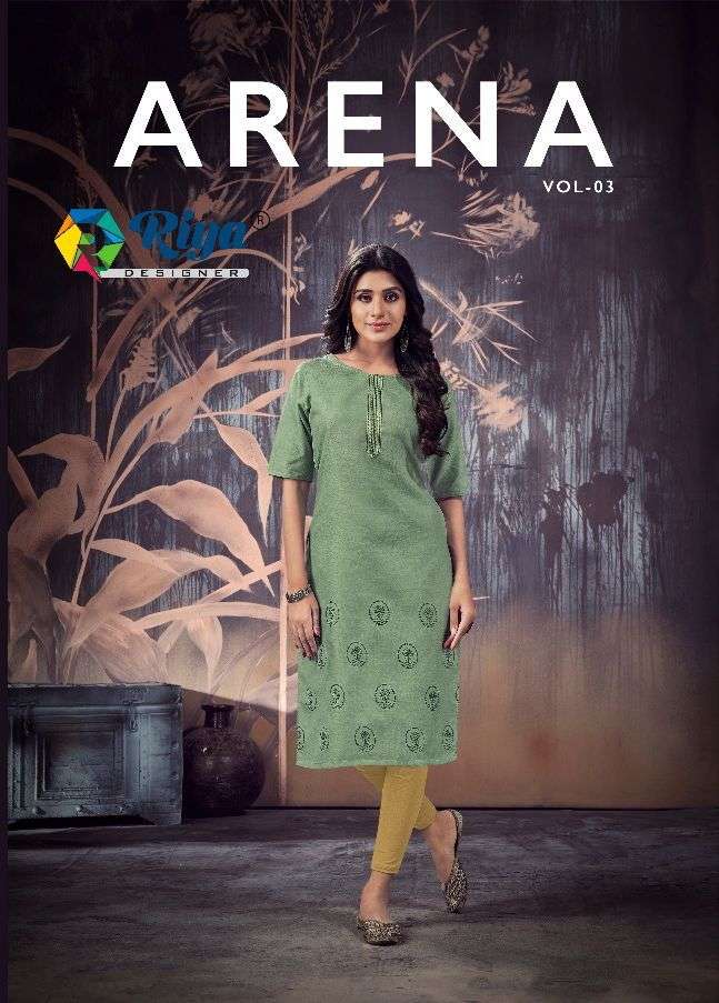 Arena Vol 3 By Riya Designer Cotton Wholesale Online Kuratis Set