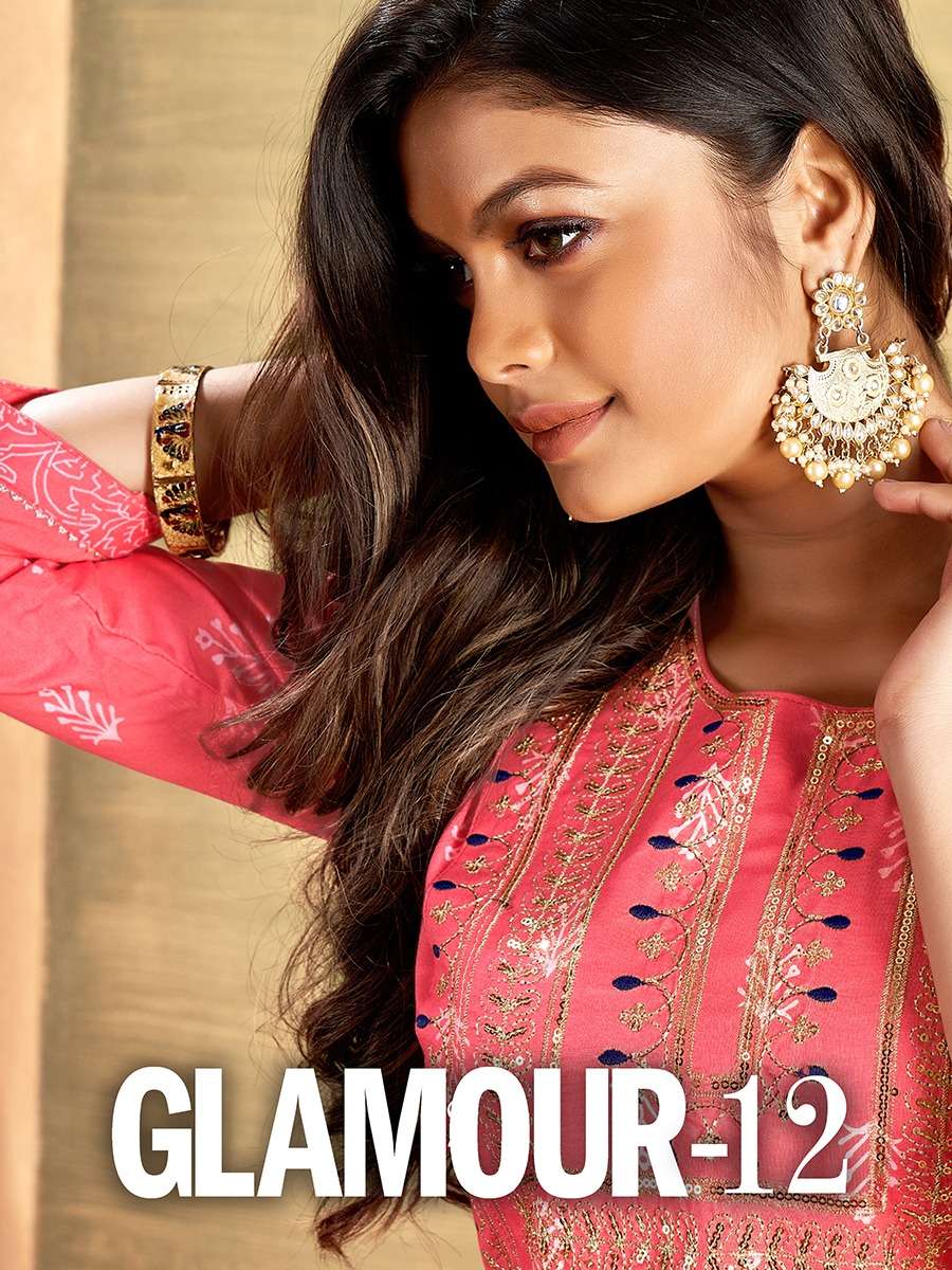 Glamour 12 By Banwery Designer Rayon Wholesale Online Kuratis Set