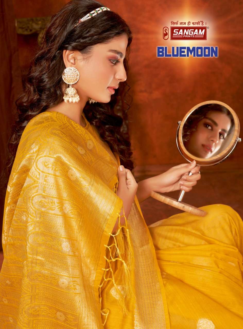 Blue Moon By Sangam Wholesale Online Sarees Set