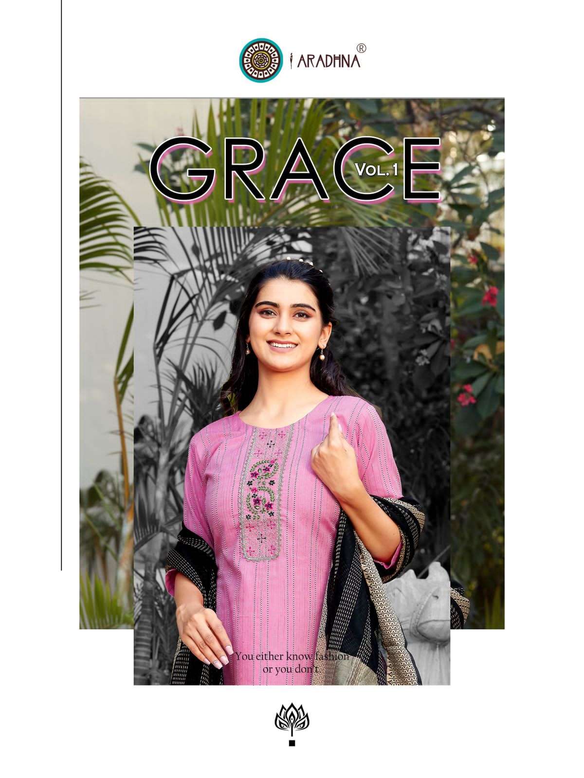 Grace Vol 1 By Aradhna Designer Wholesale Online Kurtis With Dupatta Set