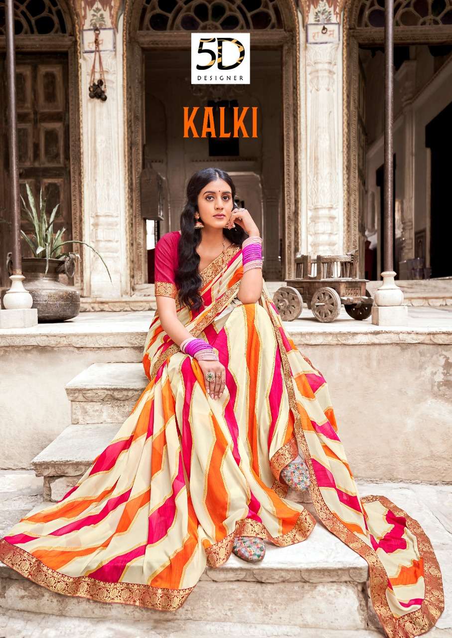 Kalki By 5D Designer Wholesale Online Sarees Set