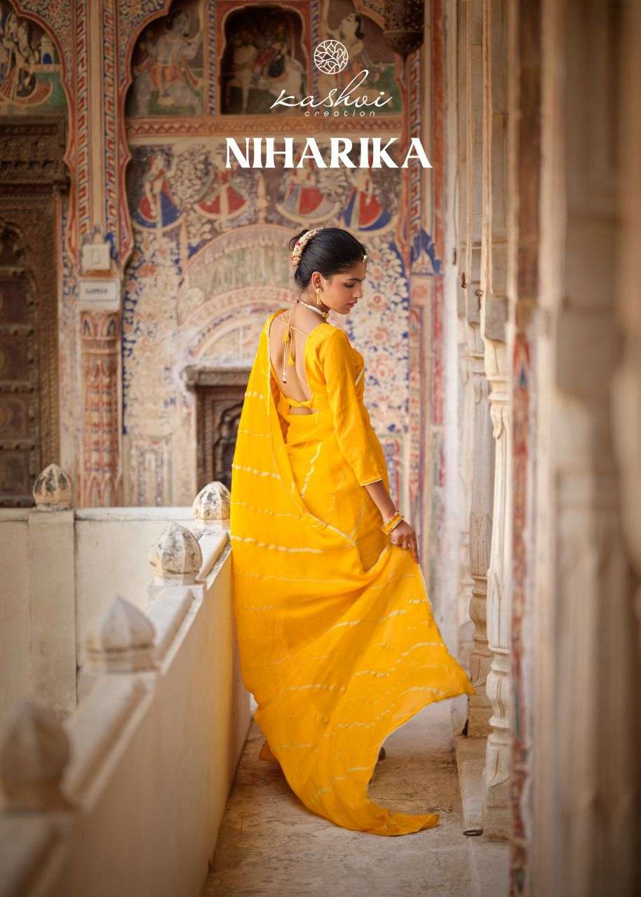 Niharika By Kashvi Creation Designer Wholesale Online Sarees Set
