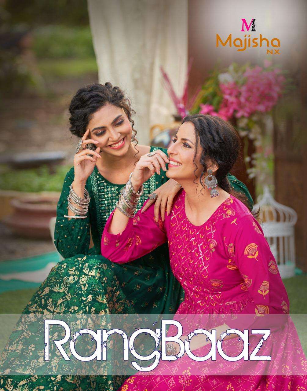 Rangbaz By Majisha NX Riya Designer Wholesale Online Kuratis Set