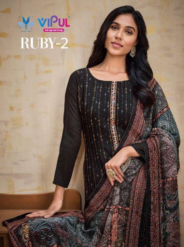 Ruby Vol 2 By Vipul Designer Wholesale Online Salwar Suit Set