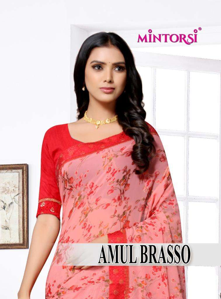 Amol Brasso By Mintorsi Designer Wholesale Online Sarees Set