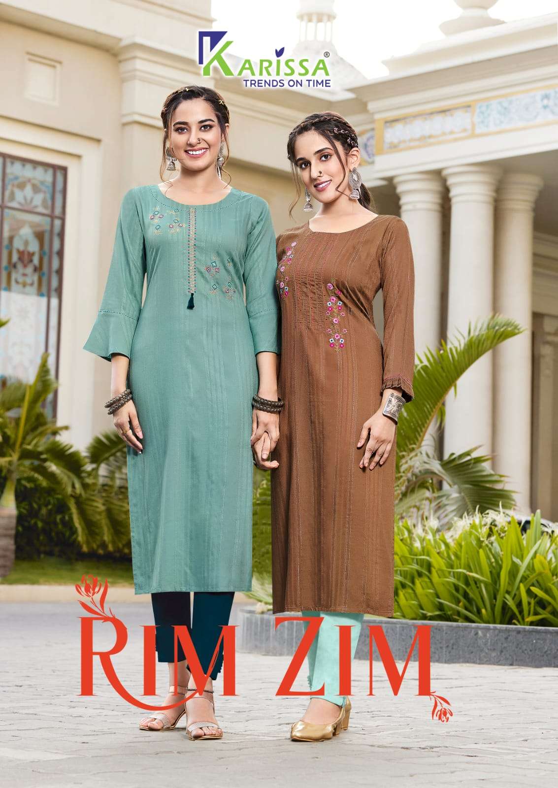 Rim Zim By Karissa Designer Wholesale Online Kurtis Set