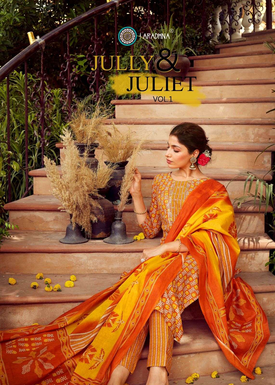 Jully & Juliet Vol 1 By Aradhna Designer Wholesale Online Kurtis Pant Dupatta Set