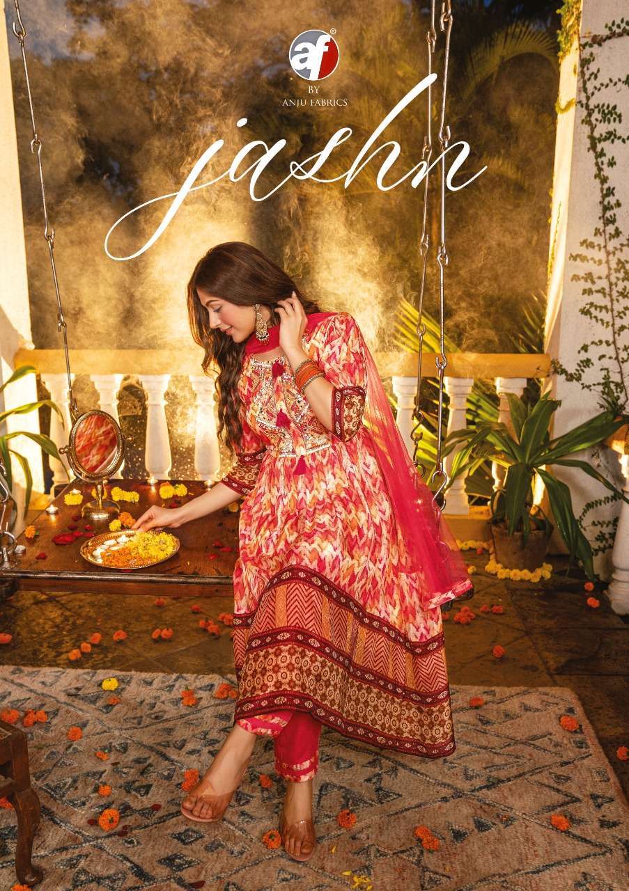 Jashn By Anju Fabric Party Wear Collection Wholesale Online Lowest Price Kurta Set