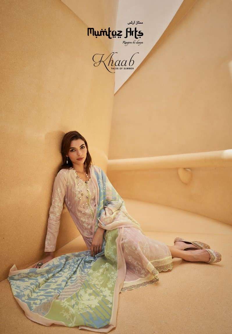 Khaab By Mumtaz Arts Wholesale Fabric Latest Designer Salwar Suit Set