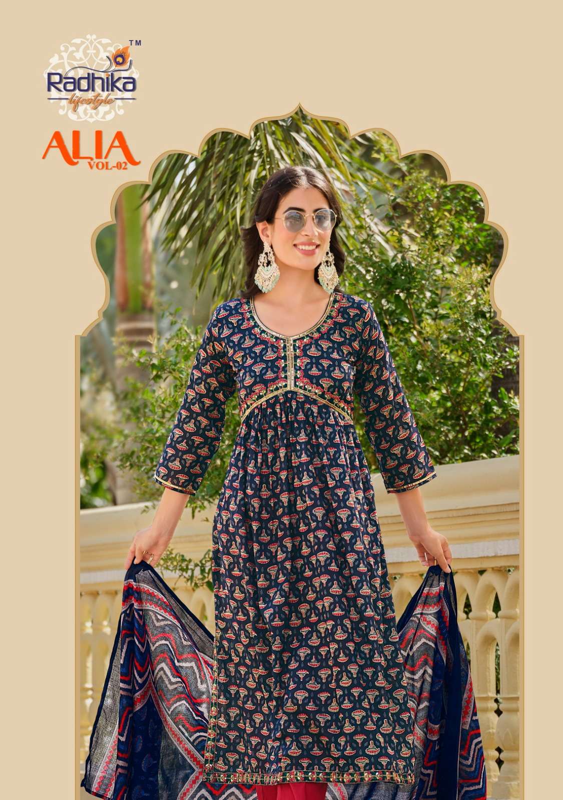 Radhika Ready Made Alia Cut Cotton Dress  Traditional dresses, Designer  dresses indian, Cotton dresses