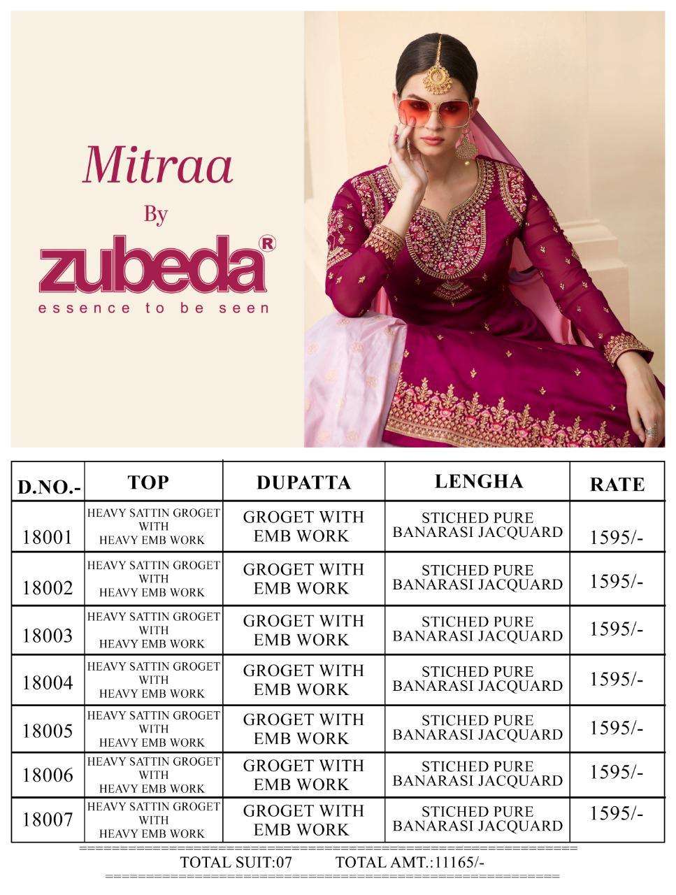 Mitraa By Zubeda Salwar Suit