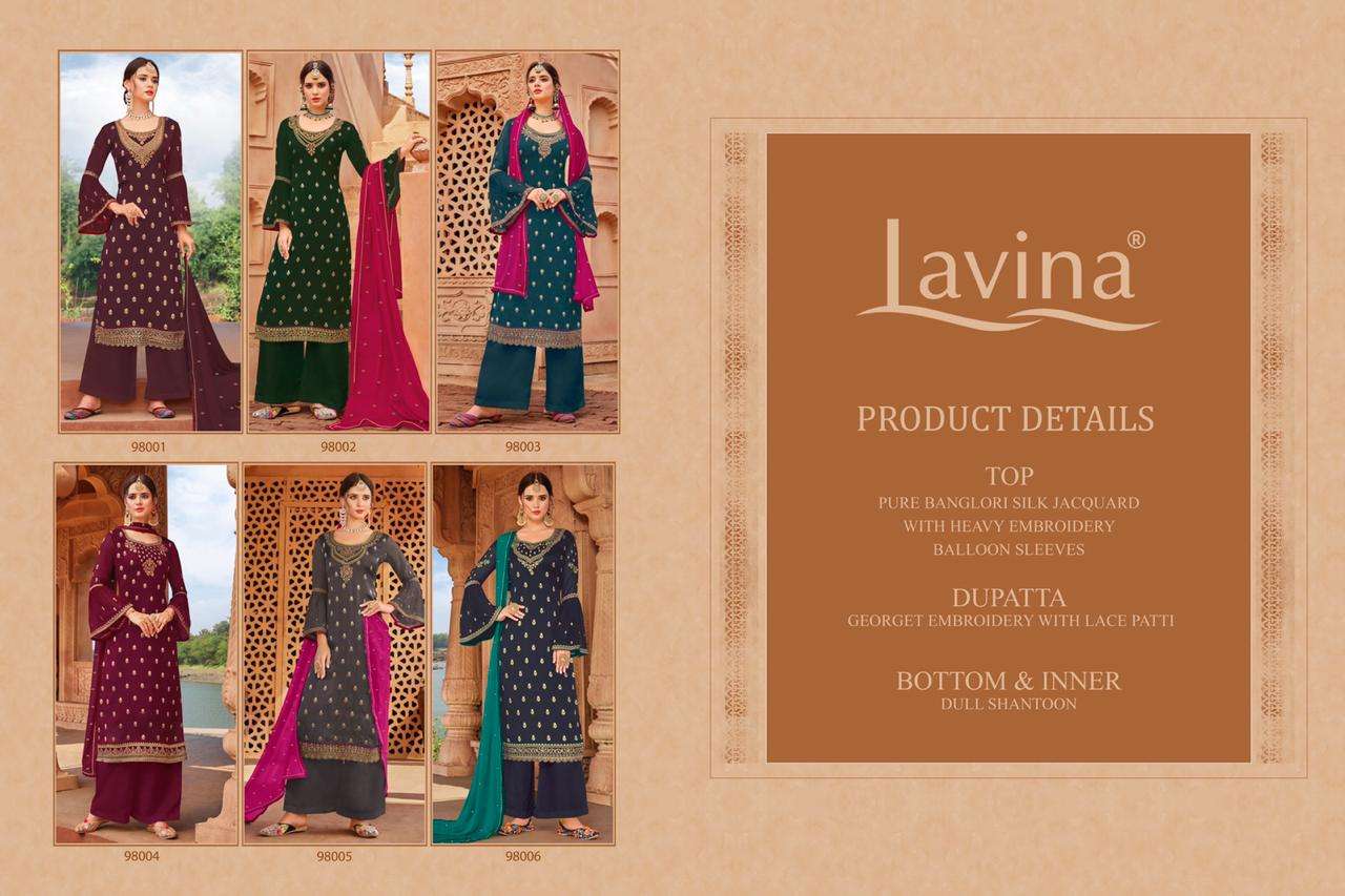 Lavina Vol-98 By Lavina Sharara Suit