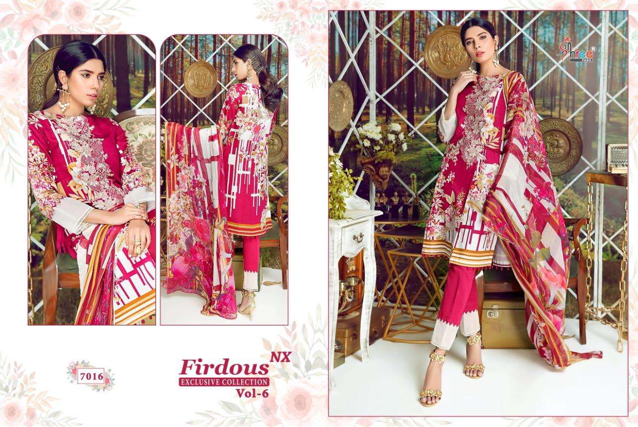 Firdous Exclusive Collection Vol-6 Nx Shree Fabs Pakistani Salwar Suit