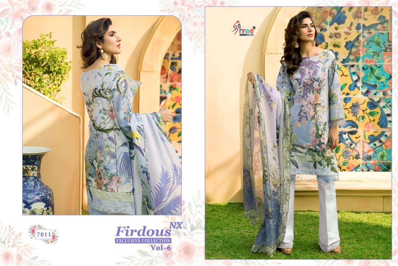 Firdous Exclusive Collection Vol-6 Nx Shree Fabs Pakistani Salwar Suit