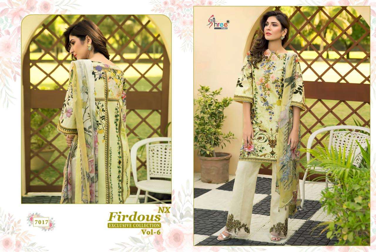 Firdous Exclusive Collection Vol-6 Nx Shree Fabs Pakistani Salwar Suit