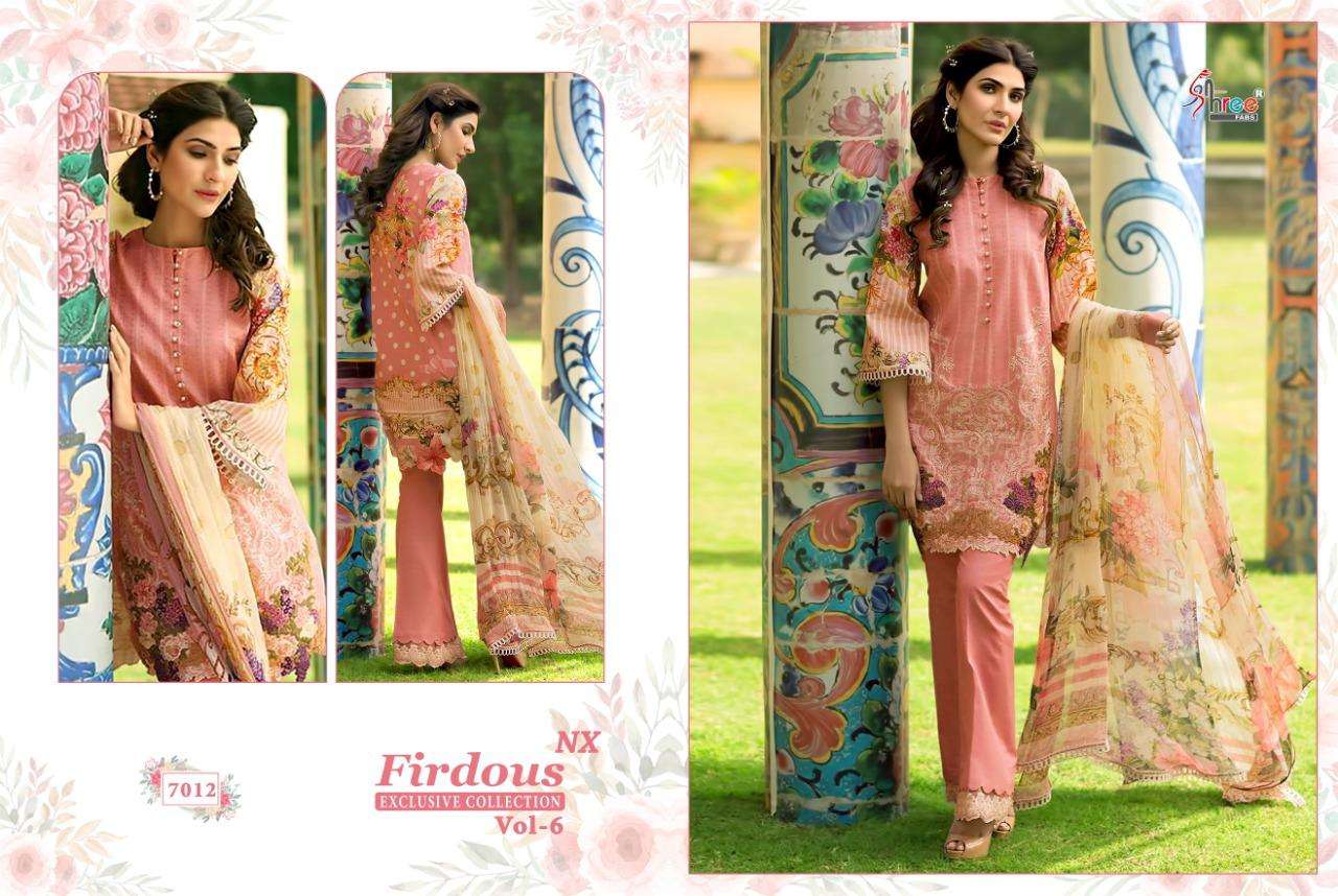 Firdous Exclusive Collection Vol-6 Nx Shree Fabs Pakistani Salwar Suit