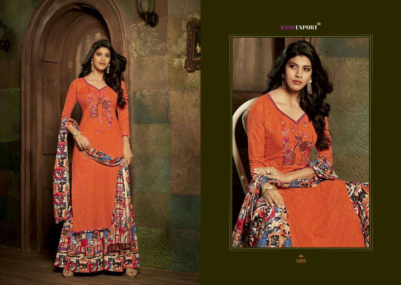 Kashida Kari Rani Exports Salwar Suit