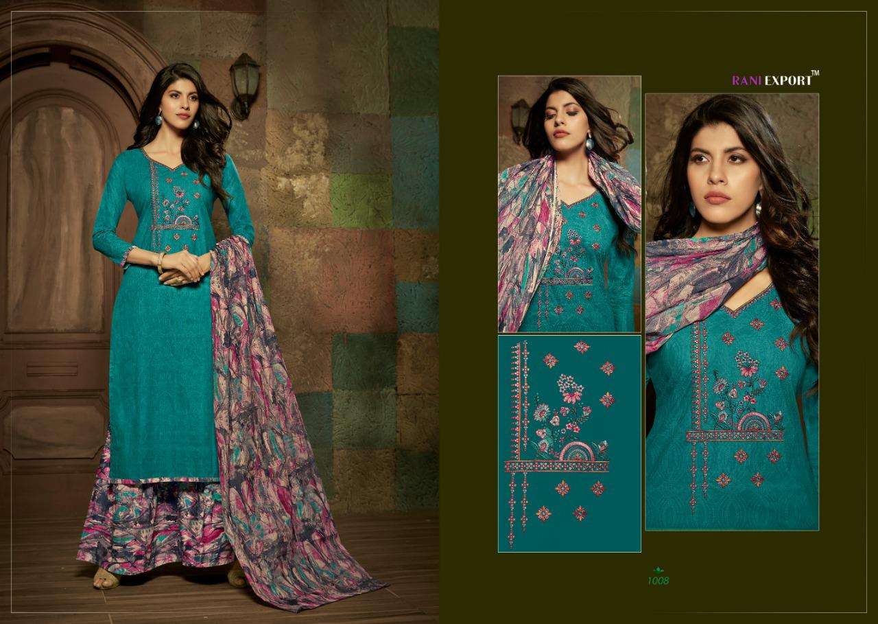 Kashida Kari Rani Exports Salwar Suit