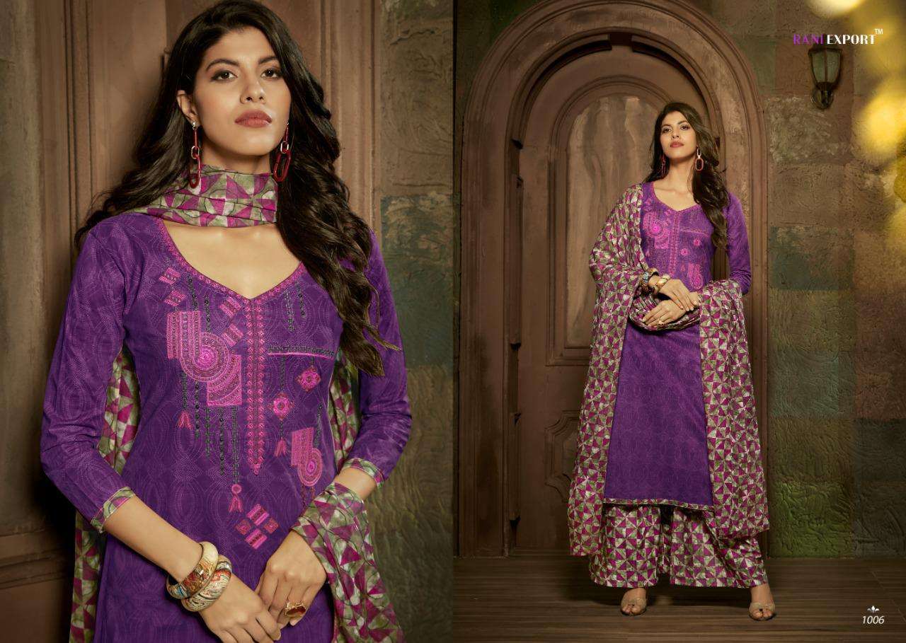 Kashida Kari Rani Exports Salwar Suit