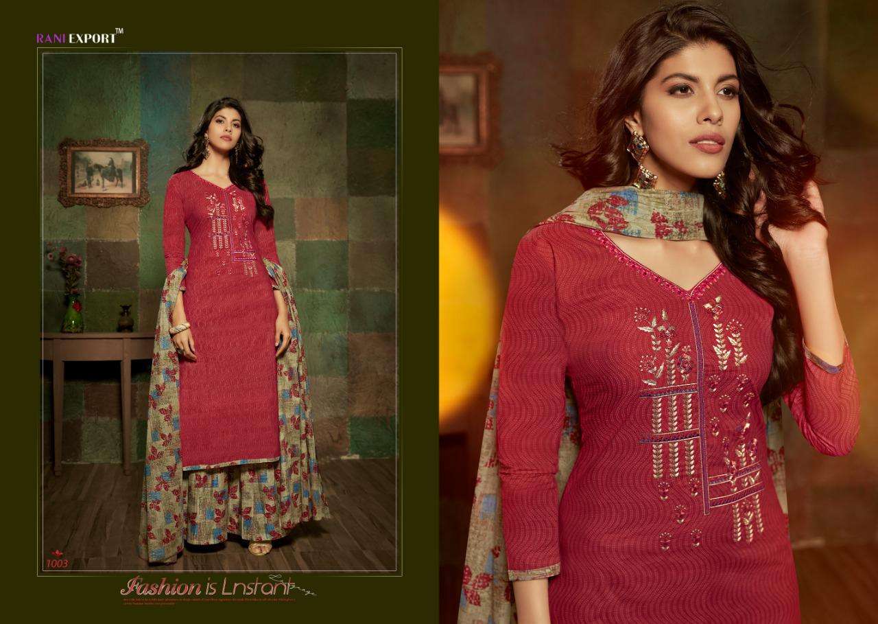 Kashida Kari Rani Exports Salwar Suit