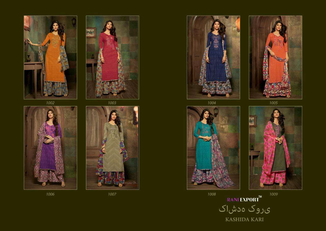 Kashida Kari Rani Exports Salwar Suit