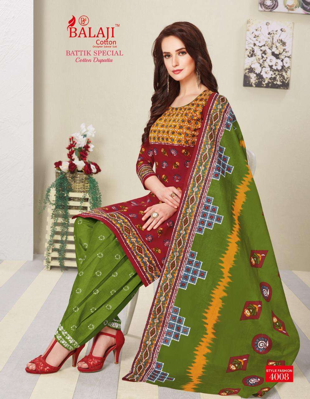 Batik Special Vol-4 By Balaji Cotton Salwar Suit