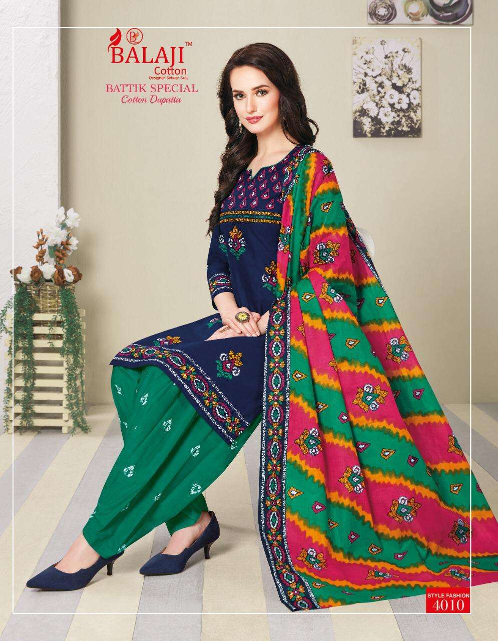 Batik Special Vol-4 By Balaji Cotton Salwar Suit