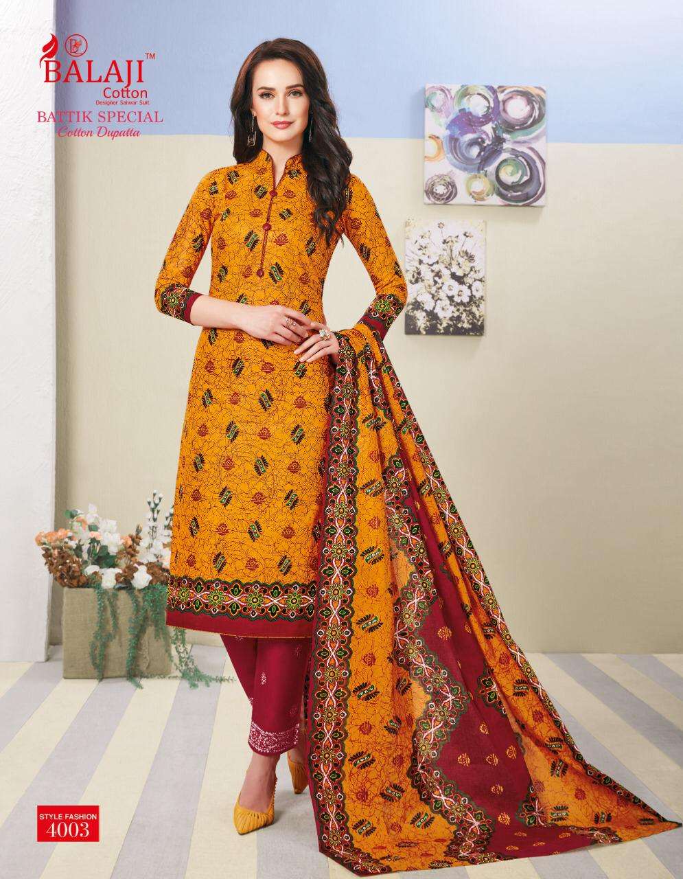 Batik Special Vol-4 By Balaji Cotton Salwar Suit
