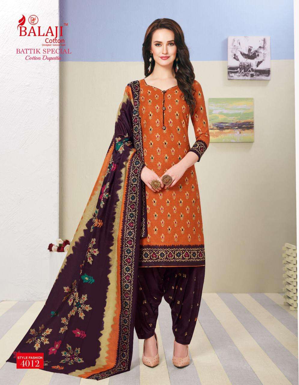 Batik Special Vol-4 By Balaji Cotton Salwar Suit