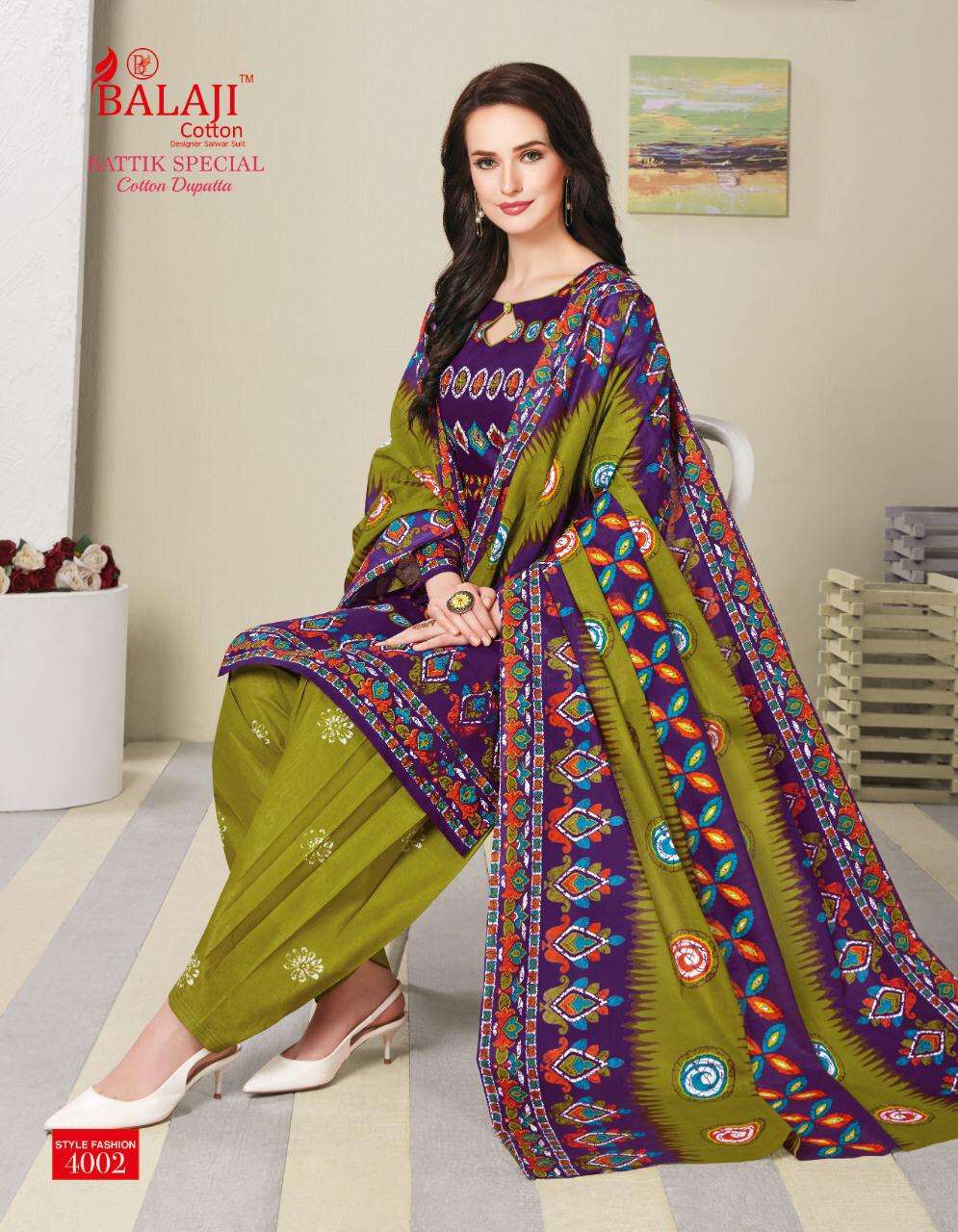 Batik Special Vol-4 By Balaji Cotton Salwar Suit