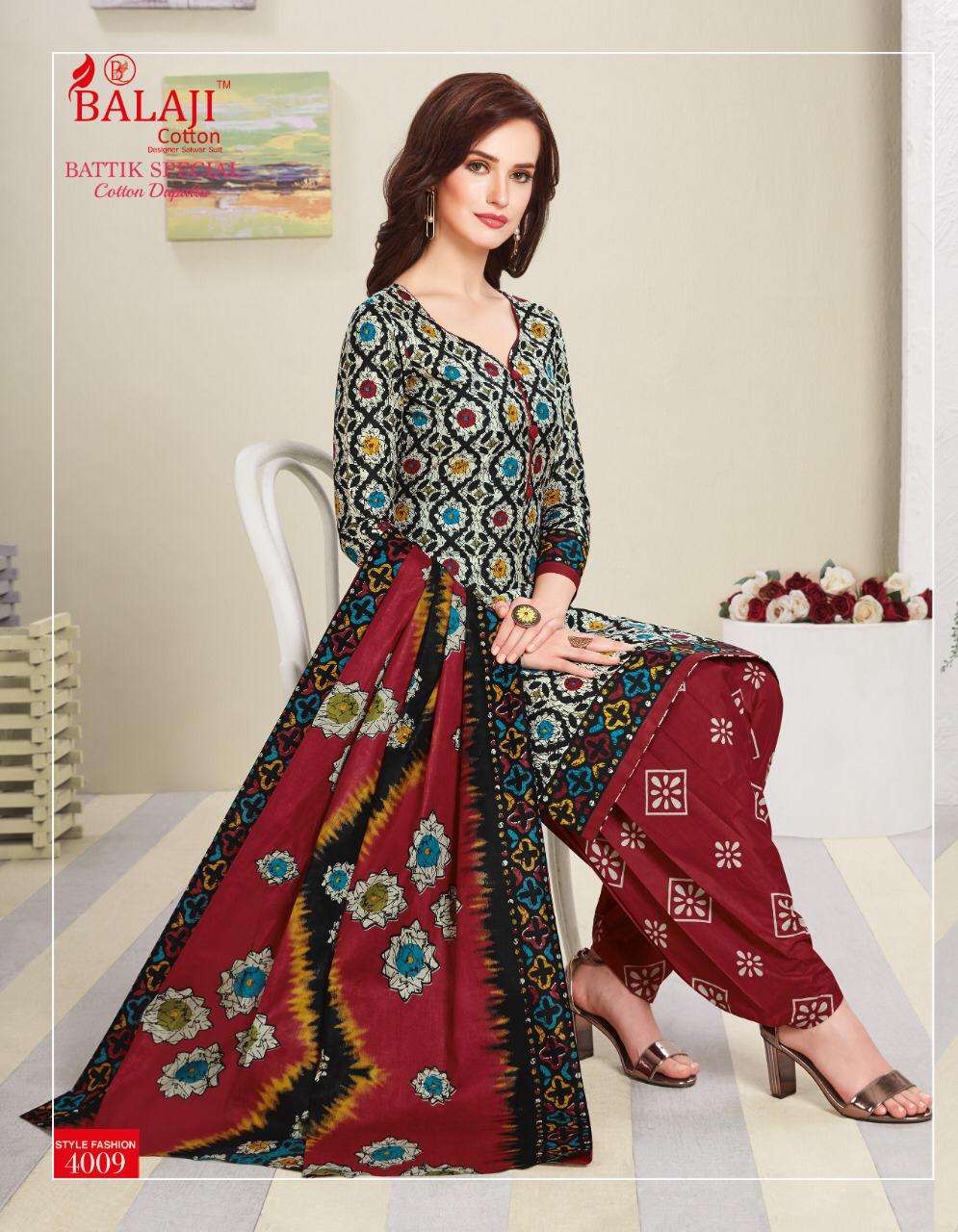 Batik Special Vol-4 By Balaji Cotton Salwar Suit