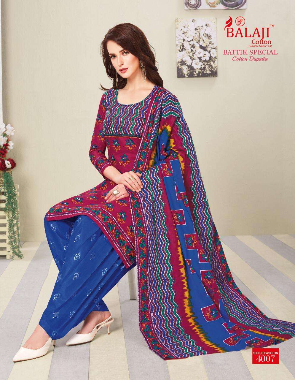 Batik Special Vol-4 By Balaji Cotton Salwar Suit