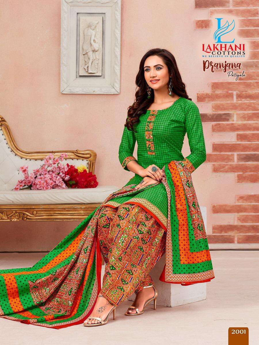 Pranjana Patiyala Vol 2 By Lakhani Cotton Latest Dress Materiasl