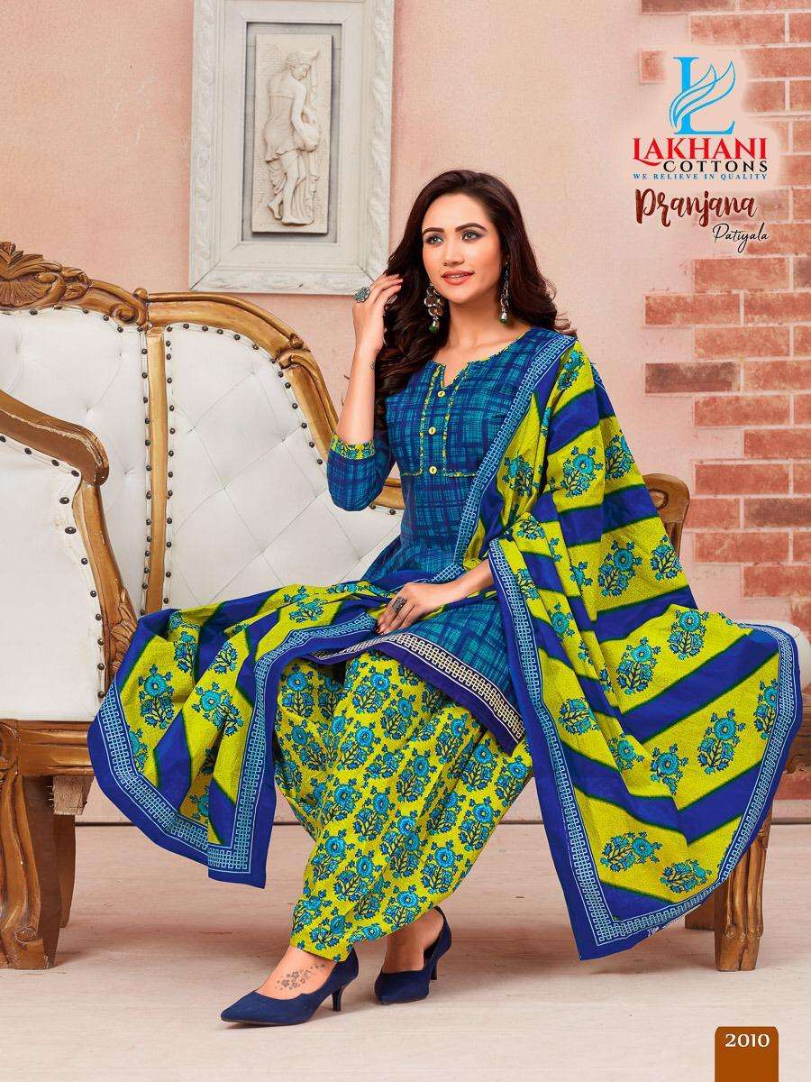 Pranjana Patiyala Vol 2 By Lakhani Cotton Latest Dress Materiasl