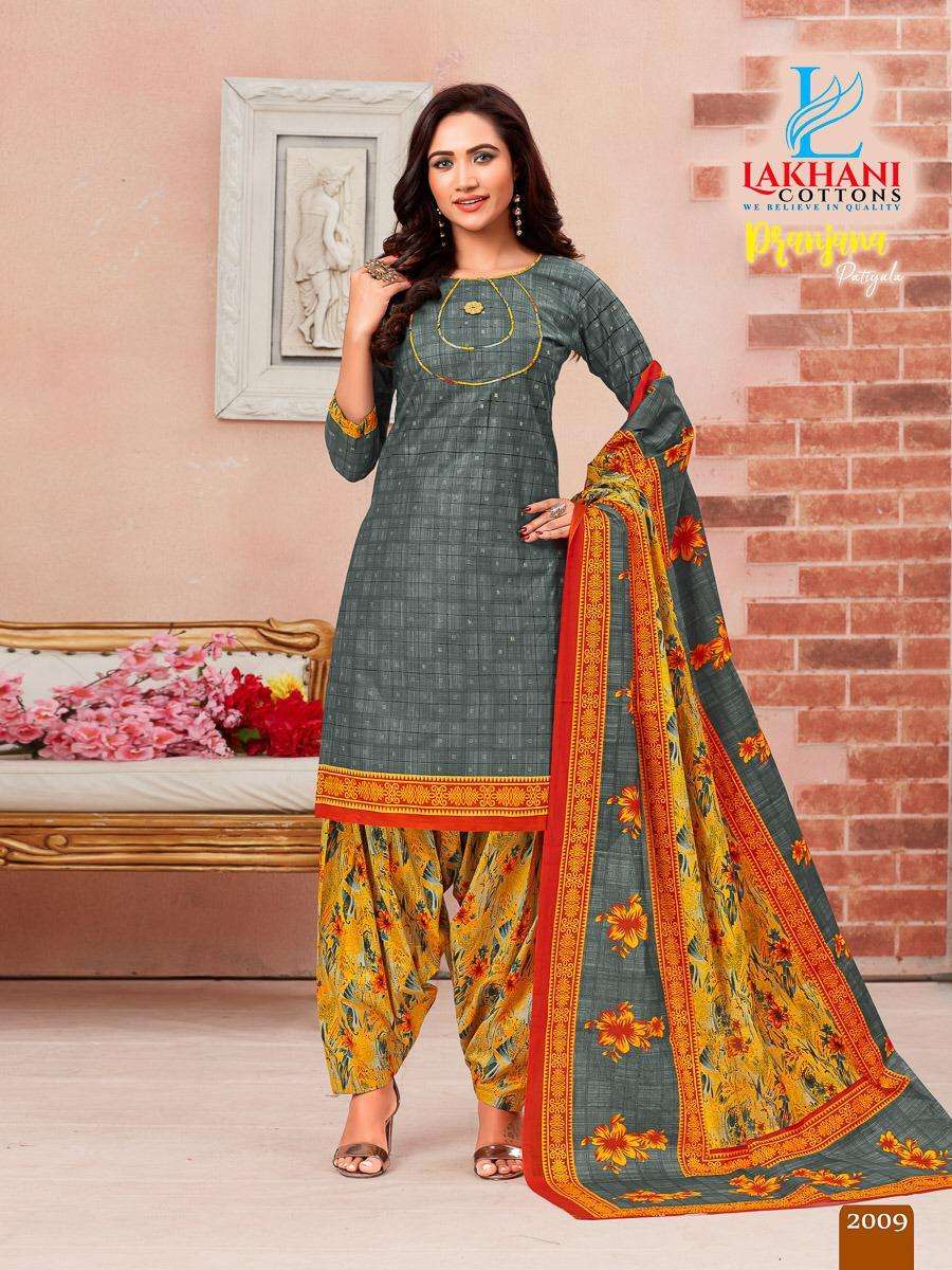 Pranjana Patiyala Vol 2 By Lakhani Cotton Latest Dress Materiasl