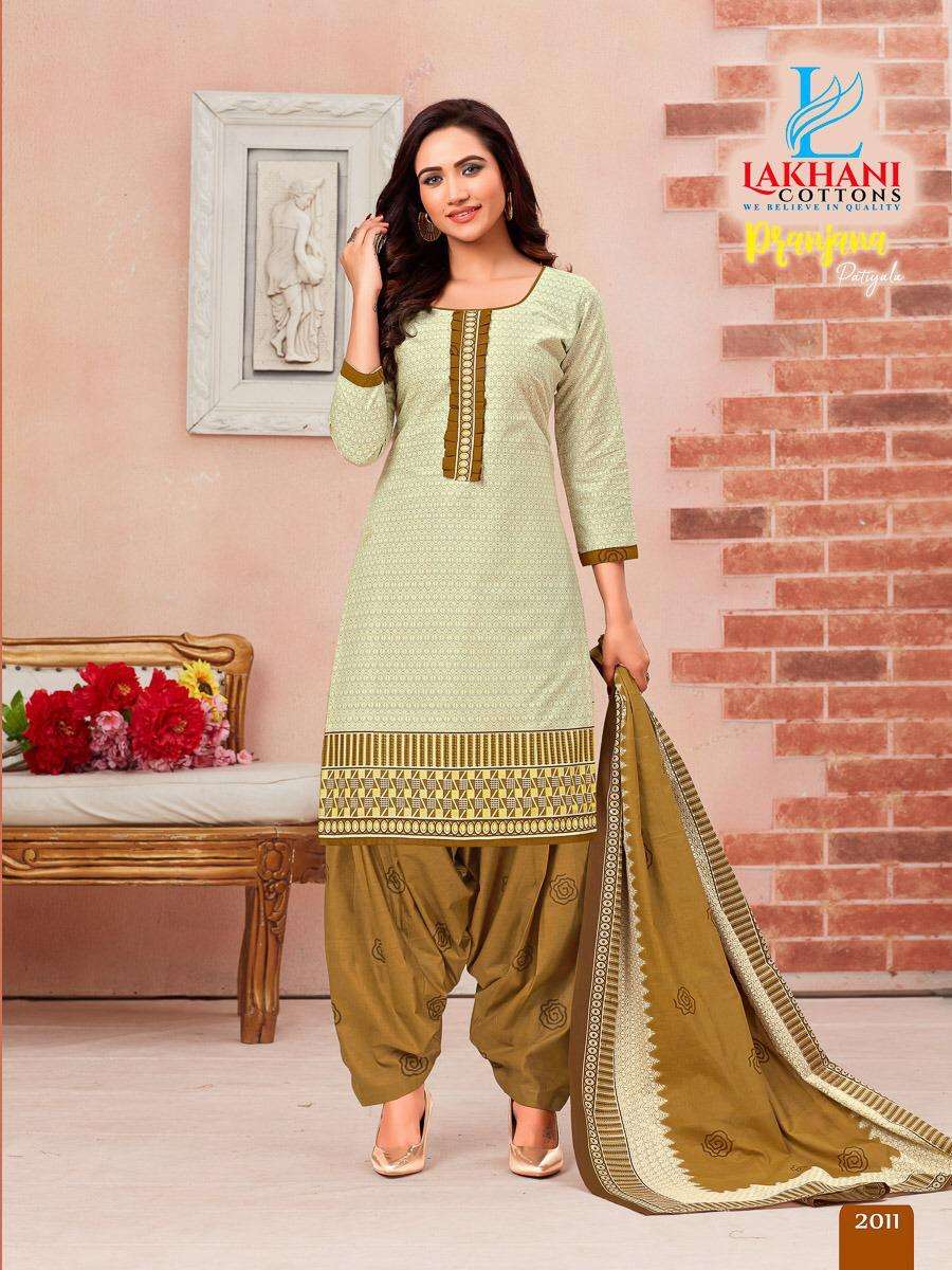 Pranjana Patiyala Vol 2 By Lakhani Cotton Latest Dress Materiasl