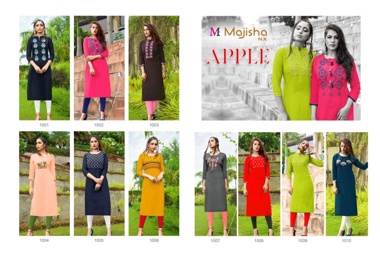 Apple Vol 1 Majisha Latest Designer Kurtis
