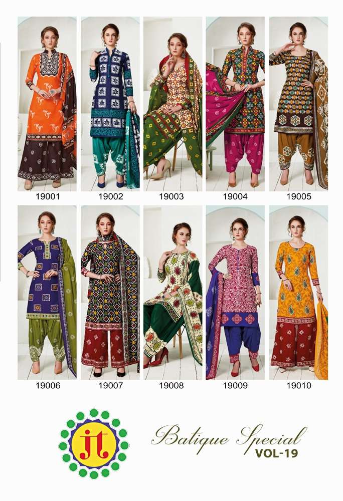 Batique Prints Vol 19 Jt Cotton Salwar Suit