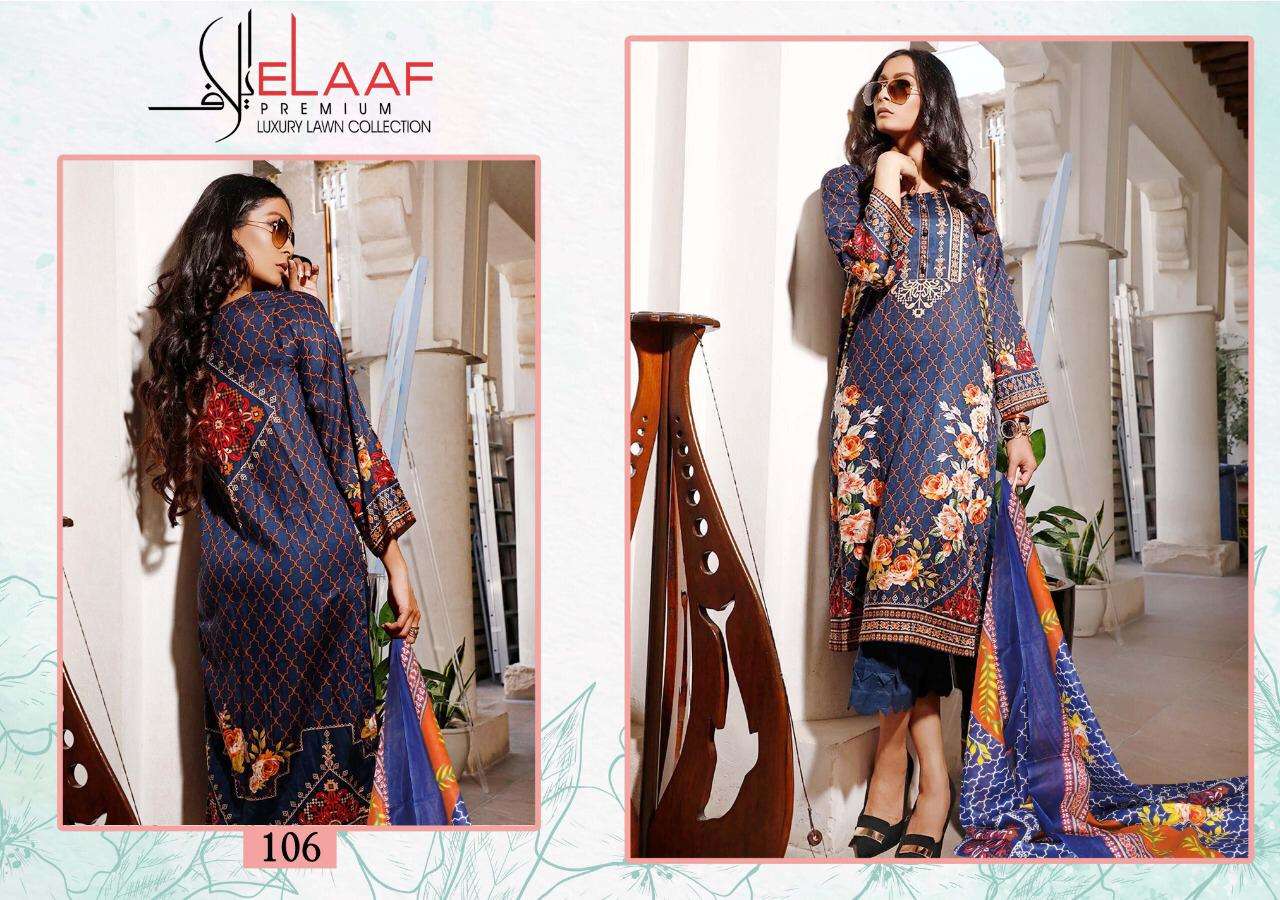 Elaf Iman Lawn Latest Designer Salwar Suit
