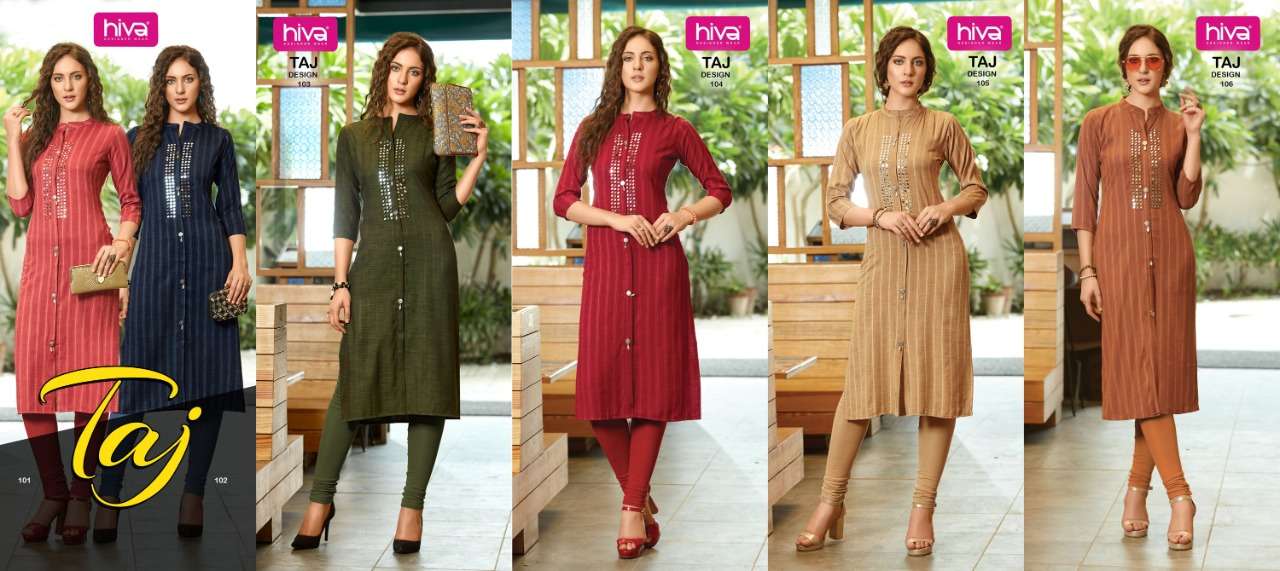Hiva Taj Latest Designer Kurtis