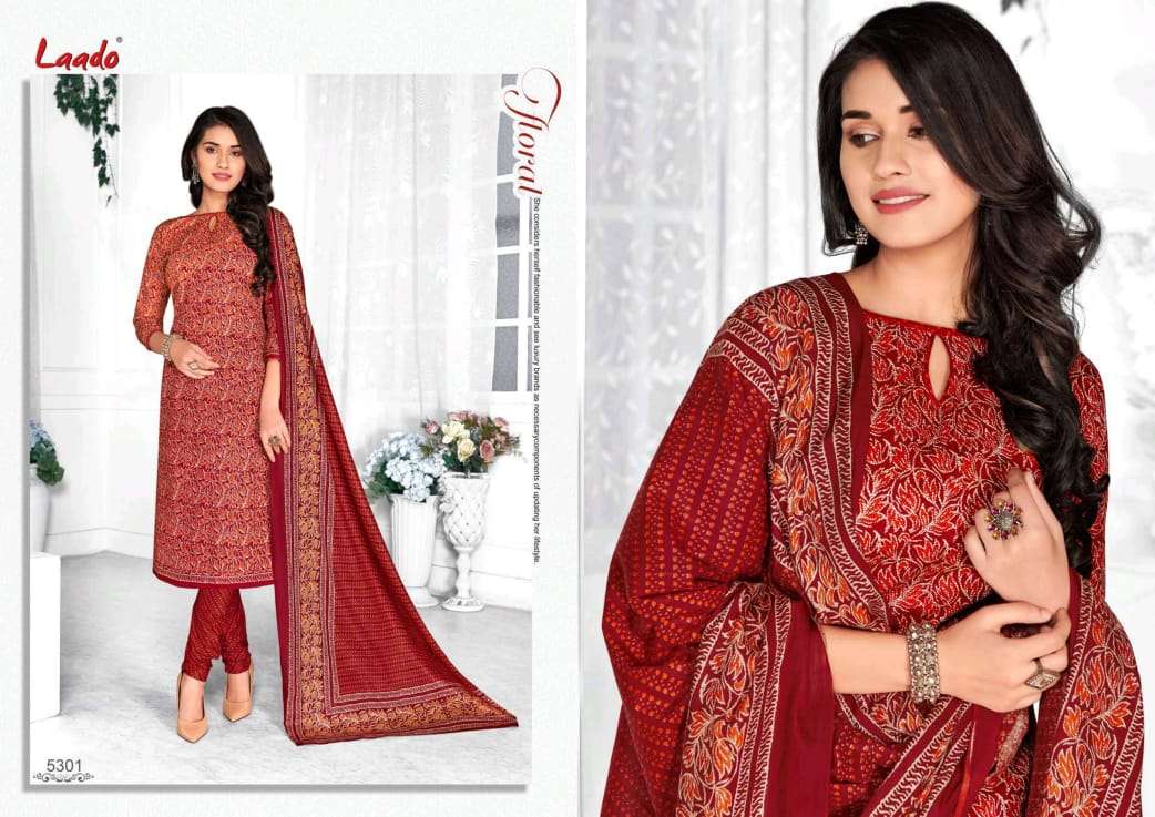 Laado Vol 53 Cotton Prints Latest Designer Salwar Suit