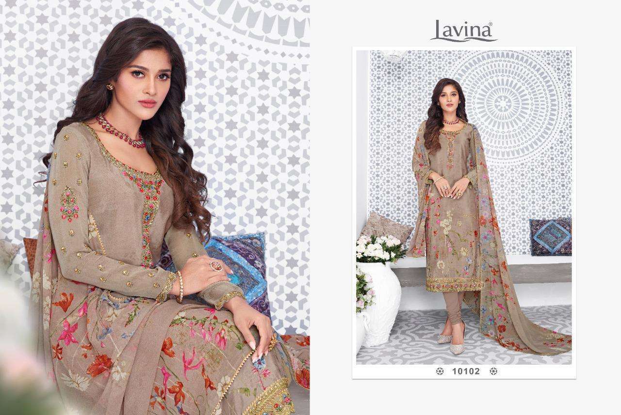 Lavina Vol-101 By Lavina Latest Geogette Salwar Suit