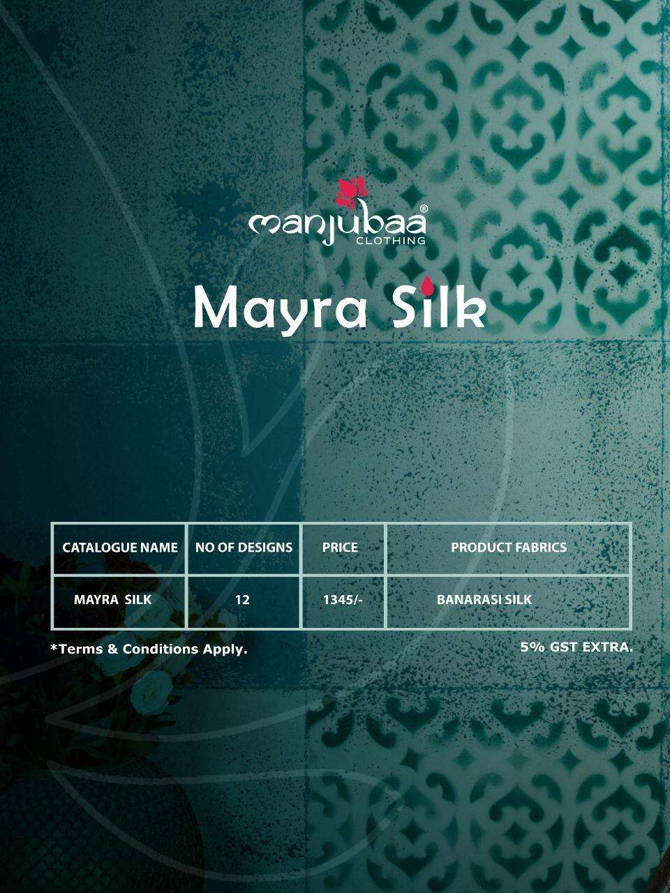 Mayra Silk By Manjubaa Latest Silk Saree