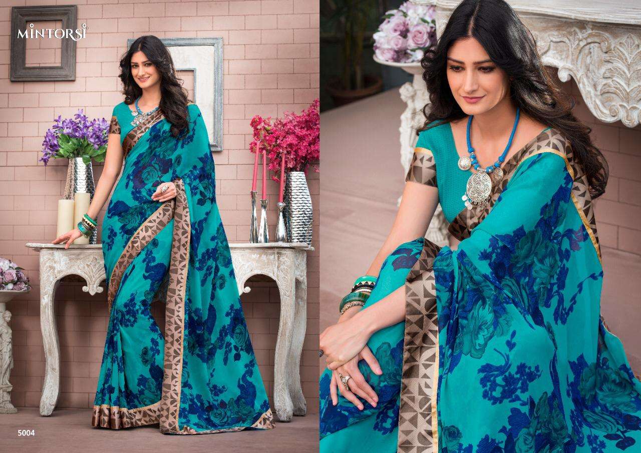 Beauty Look By Mintorsi Georgette Saree