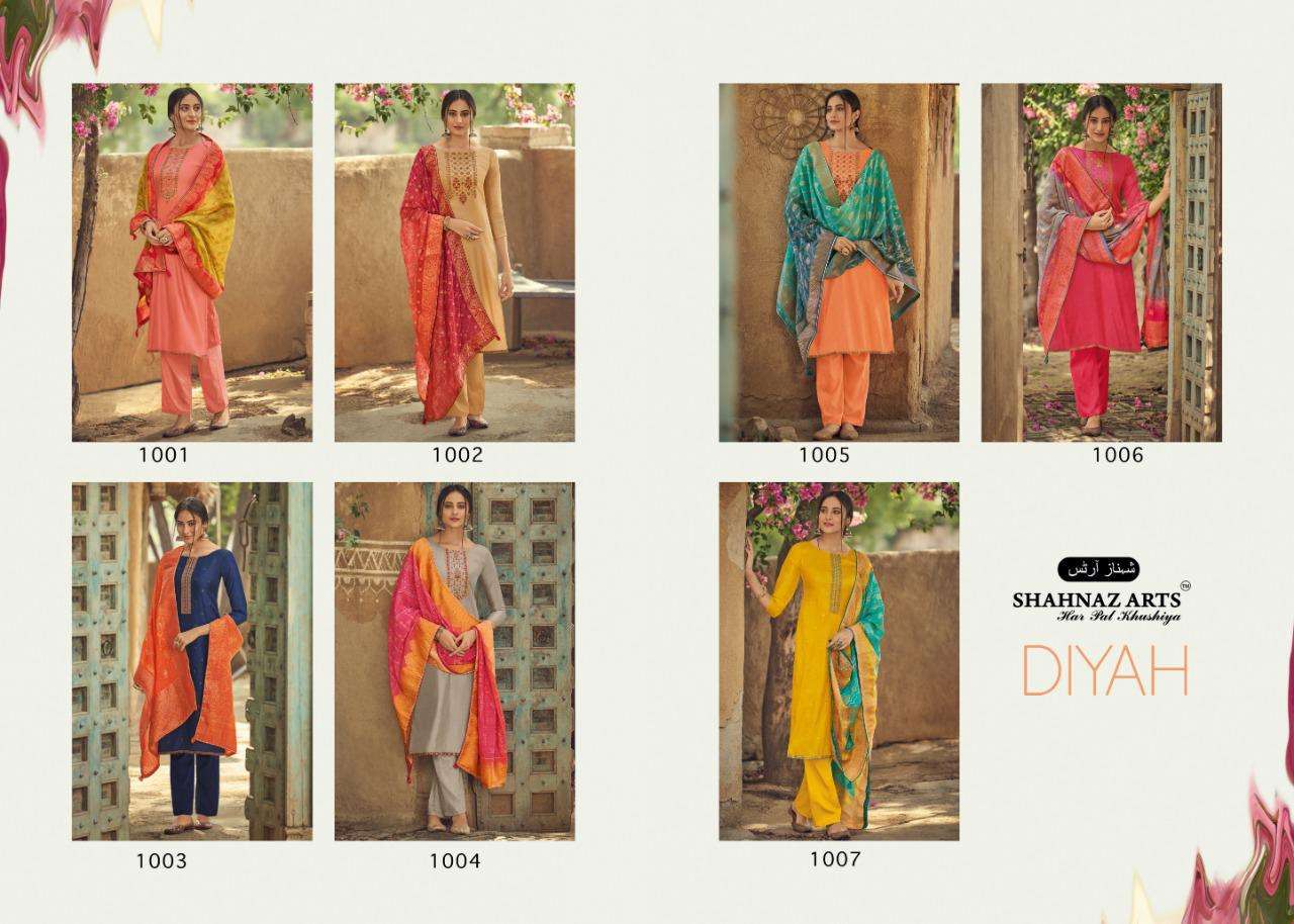 Diyah Shahnaz Arts Latest Designer Salwar Suit