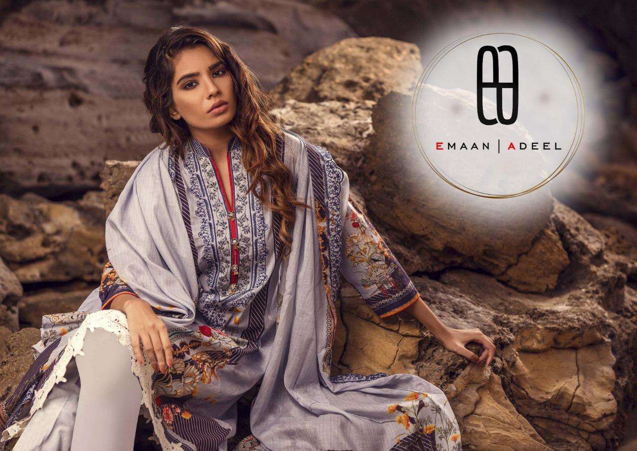 Emaan Adeel Vol 2 By Emaan Adeel Lawn Original Salwar Suit