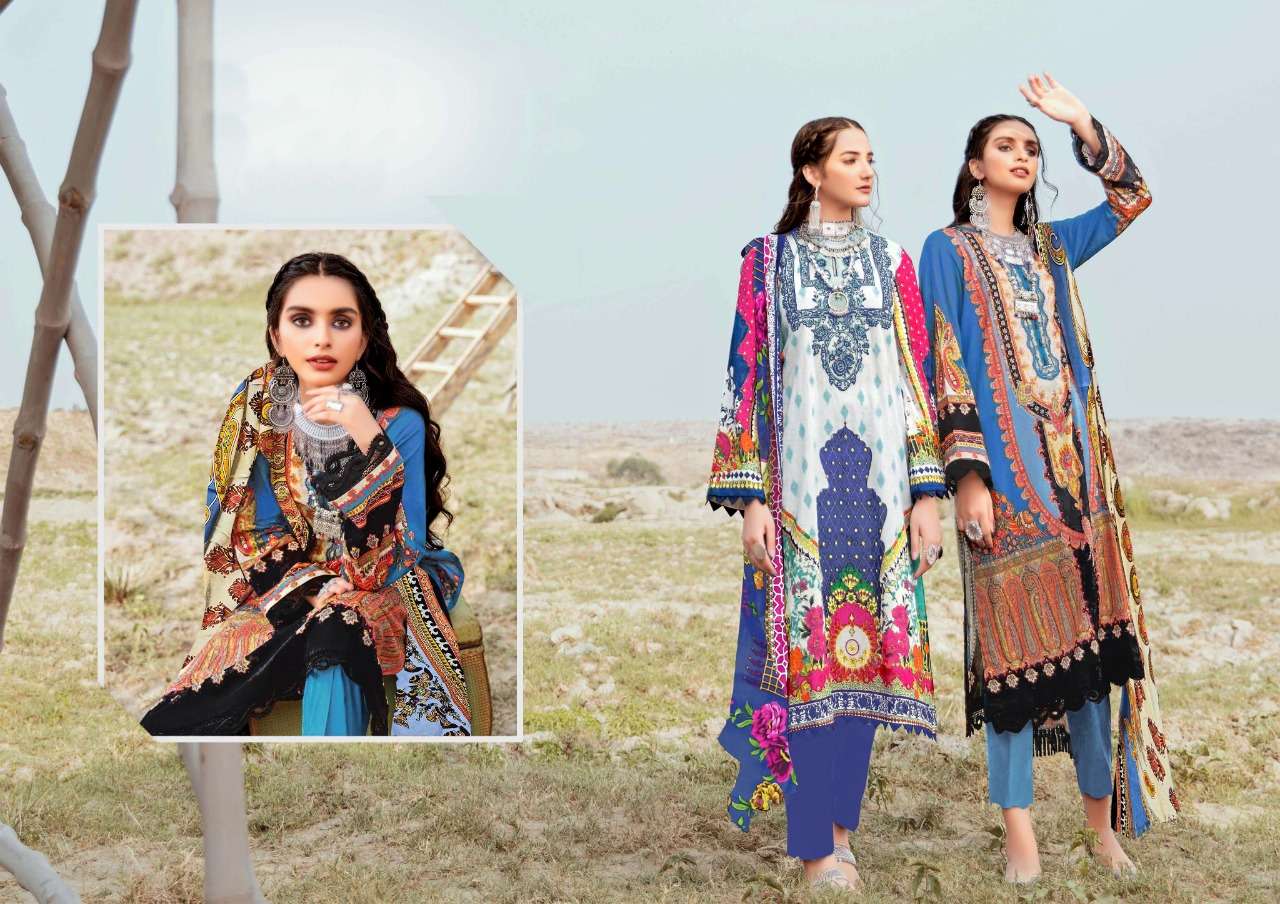 Gulbagh Mishri Lawn Collections Latest Designer Salwar Suit